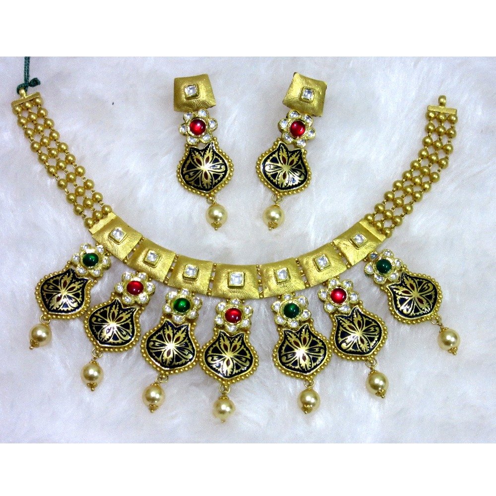 Classic meena semi jadtar set