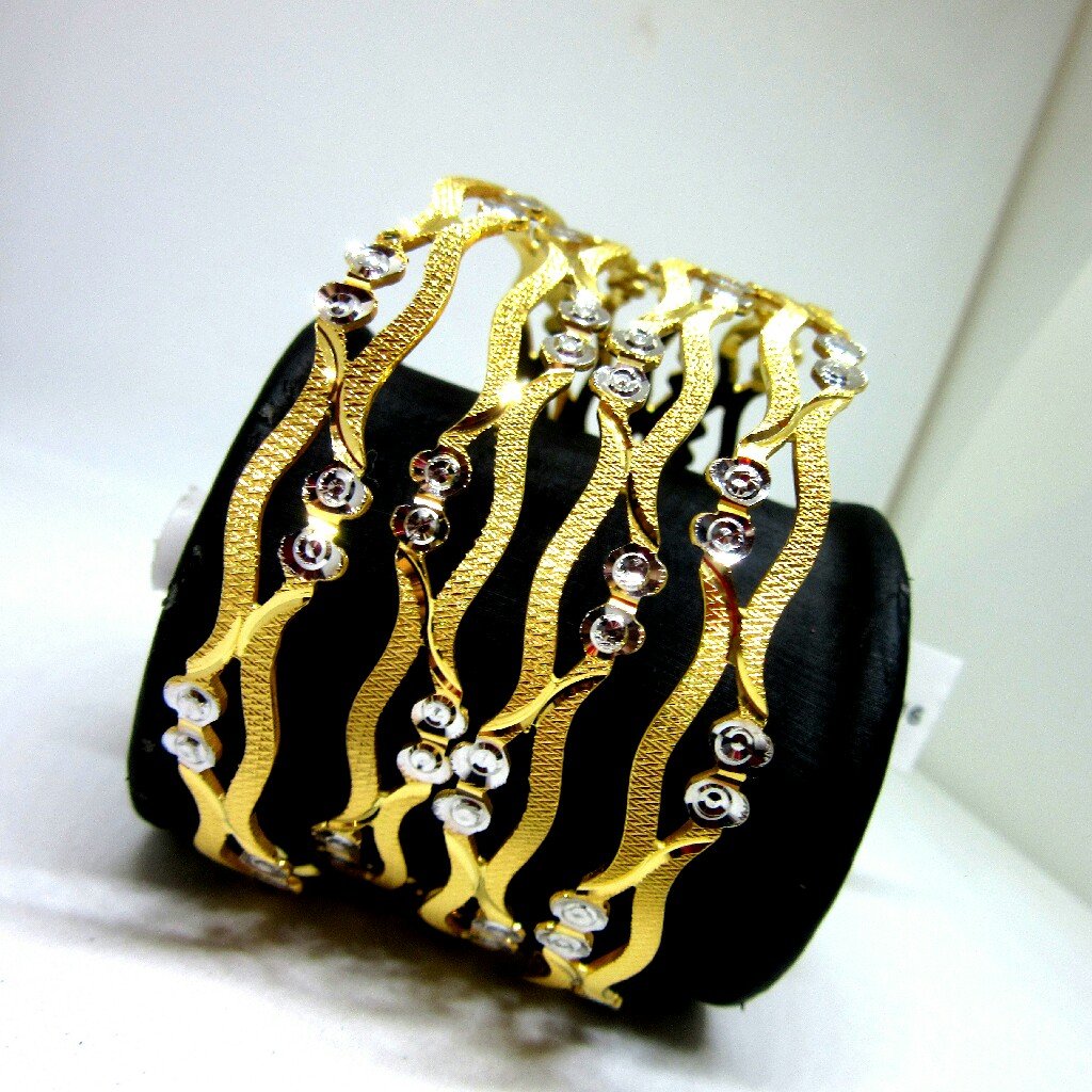 22k 916 Cutting Design Bangles