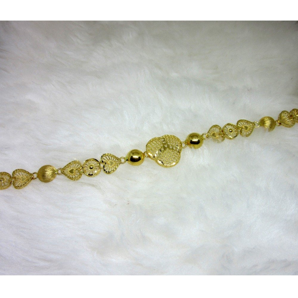 Gold Heart Shape Ledies Bracelet