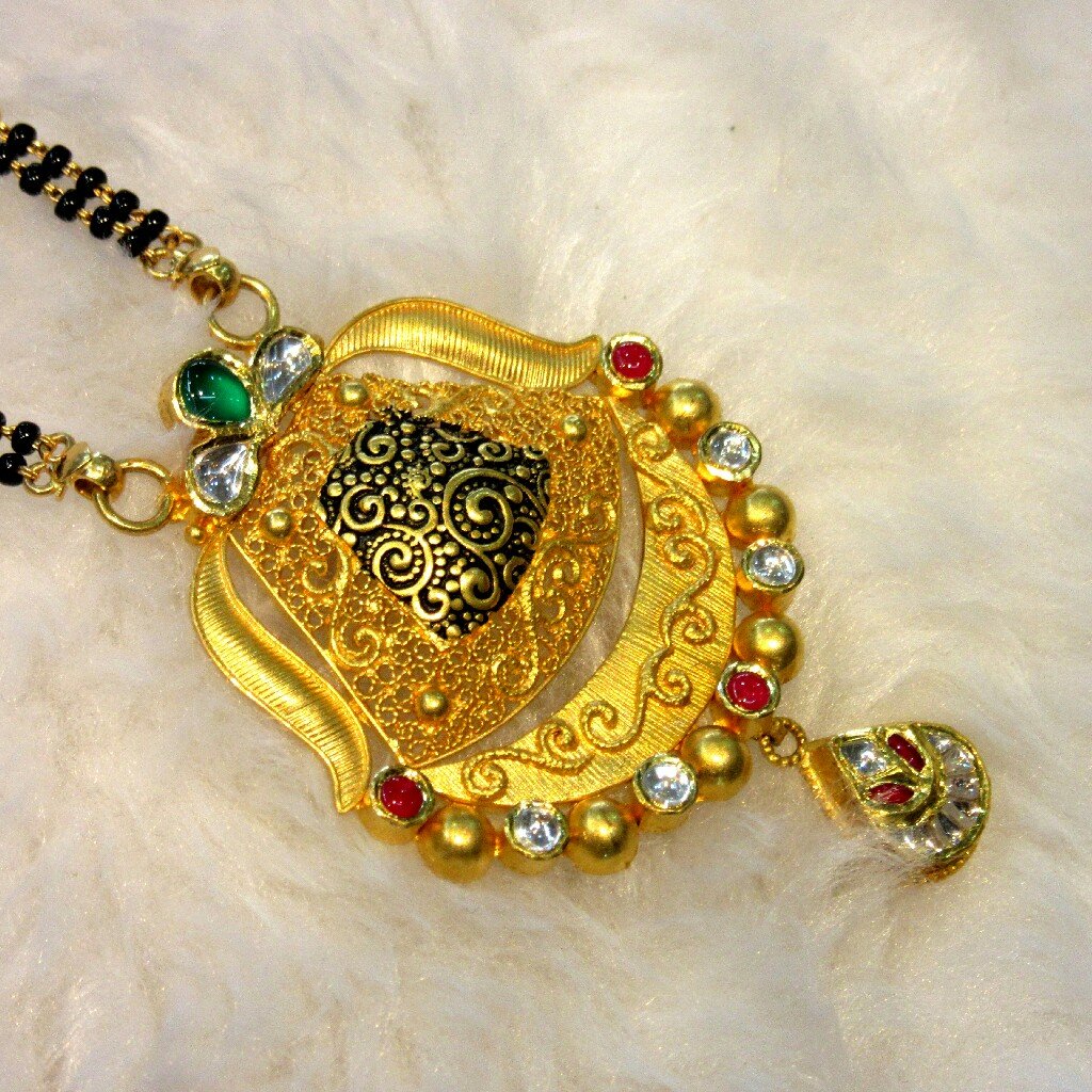Gold 22k hallmark 916 fancy mangalsutra