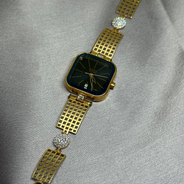 18K gold titan ladies watch by 