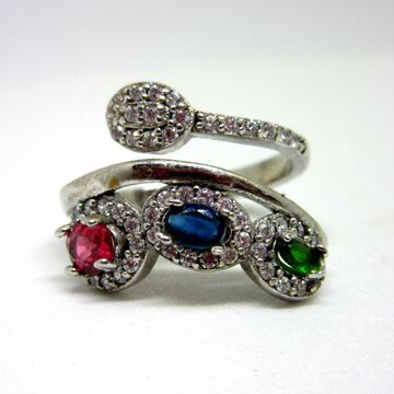 Silver 925 color stone ring sr925-239 by 