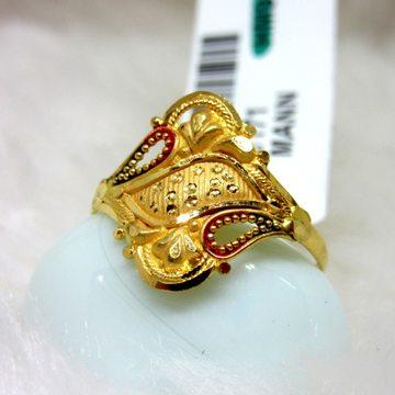 Gold Designer Ladies Ring by 