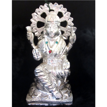 Metal shree laxmi maa statue(murti) washable & unb... by 