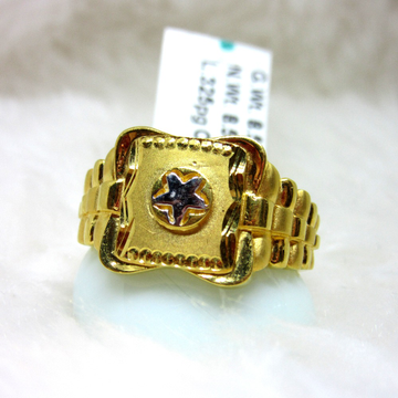 Gold Plain Casting Gents Ring by 