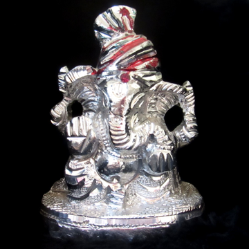 Metal shree ganeshji statue(murti) washable & unbr... by 