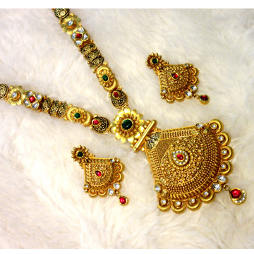 22kt hallmark jadtar set by 