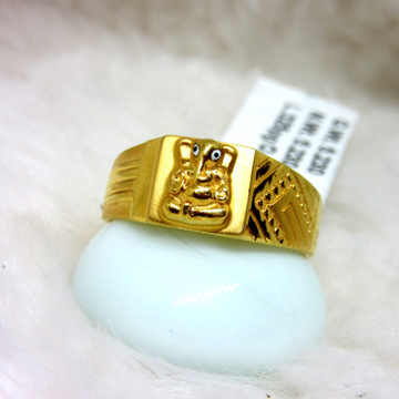 Gold Classic Gents Ring by 