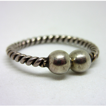 Silver 925 royal ball band ring sr925-33 by 