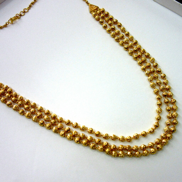 22k 916 Hallmark 3 Line Mala by 