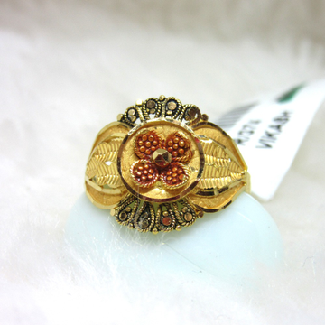 Gold Designer Ladies Ring by 