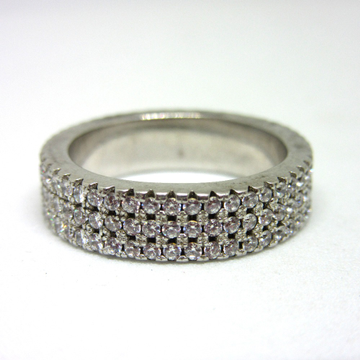 925 silver diamond band sr925-238 by 