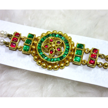 Gold minakari colorful antique bracelet by 