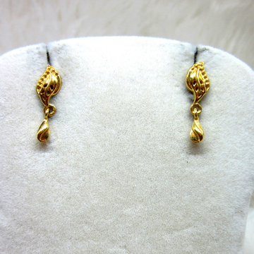 Gold Mini Casting Earring by 