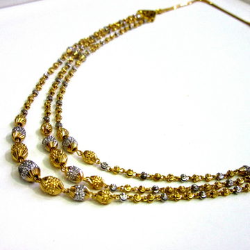 Gold 22k 916 Hallmark 3 Line Mala by 