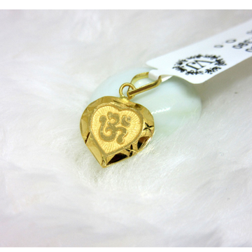 Om Logo Heart Shape Pendent by 