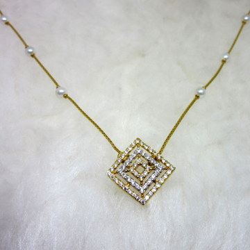 Gold micro diamond squre shape dokiya by 