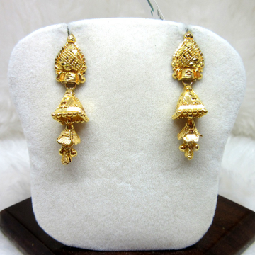 Gold Semi Jummar Earring by 