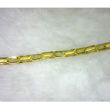 Gold DailyWear Fancy Gents Bracelet by 