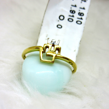 Gold Om Ring by 