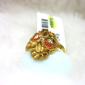 Gold Designer Ladies Ring by 
