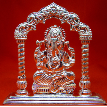 Silver shree ganesha merath gate murti(statue) by 