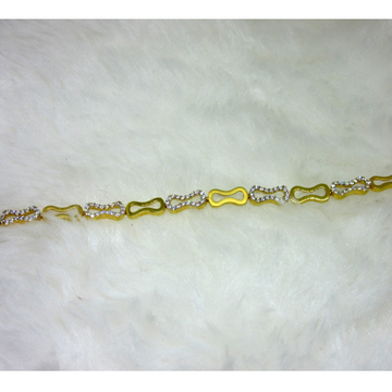 Gold Casting Small Diamond Ledies Bracelet by 