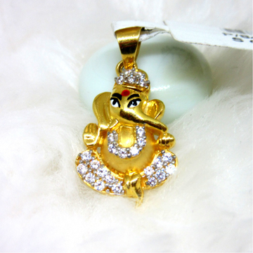 Lord ganesha unique design diamond pendent by 