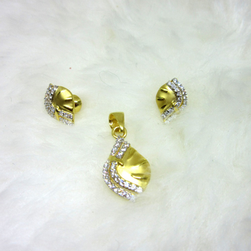Gold 22k HM916  Pendent Set by 