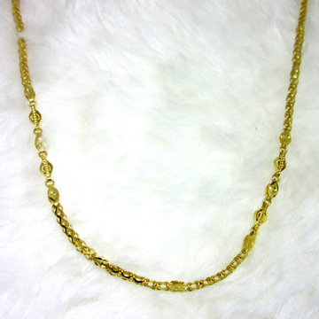 Gold indo step classic chain by 
