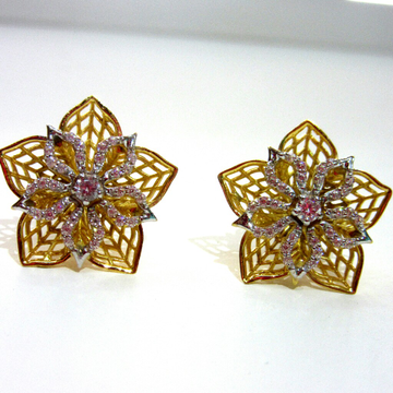 Gold 22k 3d Earrings by 