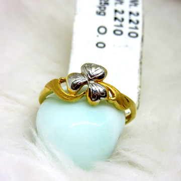 Gold Flower Design Ring by 