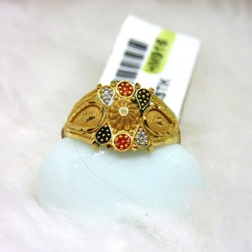Gold Designer Ladies Ring by 