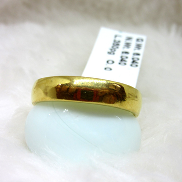 Gold Plain Casting Band Ring by 