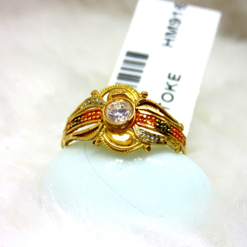 Gold Designer Ladies Ring by 