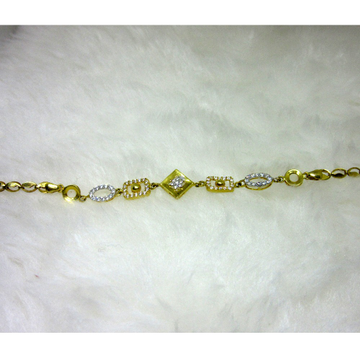Gold Fancy Diamond Ledies Bracelet by 