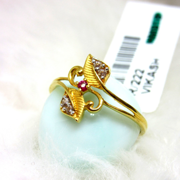 Gold Leaf Design Ring by 