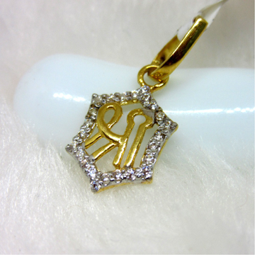 Hexagonal shree gold hm916 pendant by 