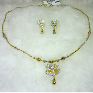 gold 22k HM916 necklace set by 