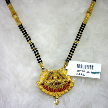Gold classic mangalsutra by 