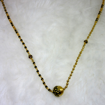 Gold classic mangalsutra dokiya by 