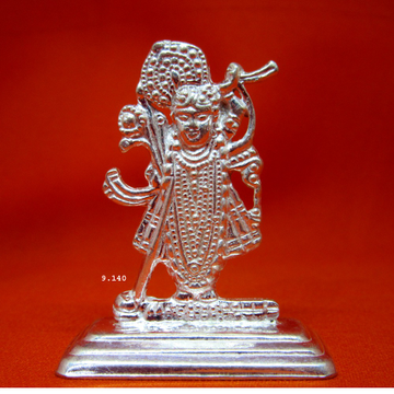 Silver Shreenathji Statue(Murti) MRT-142 by 