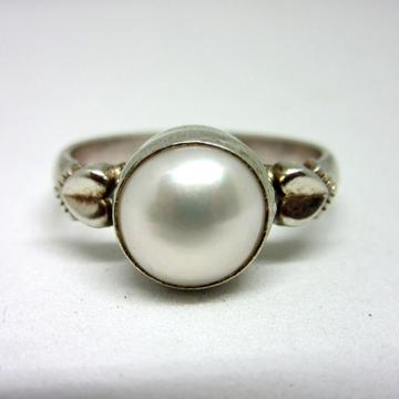 Silver 925 pearl ring sr925-213 by 