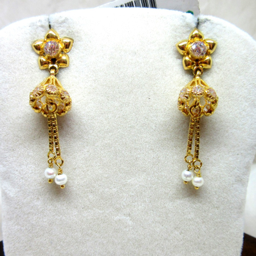 Gold Mini Jummar Earring by 