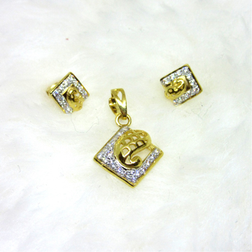 Gold 22k hm916  pendant set by 