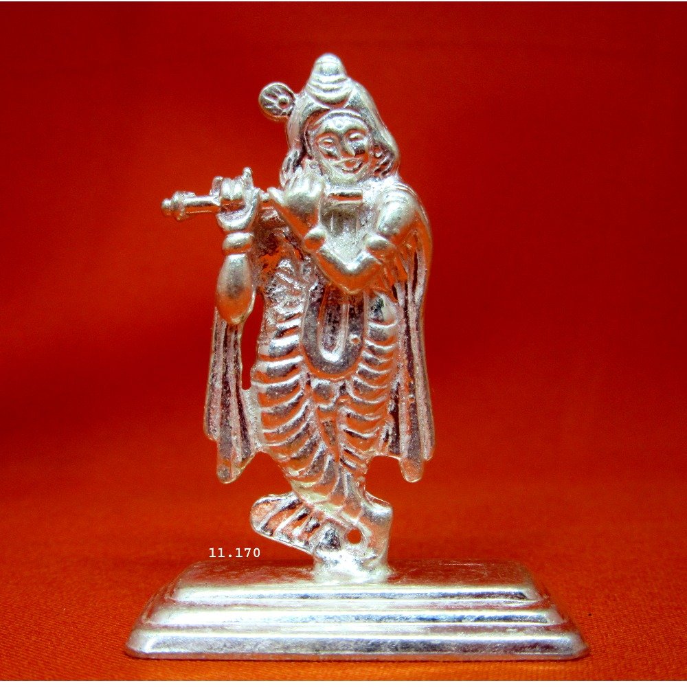 Silver Shree Krishna Statue(Murti)  MRT-148