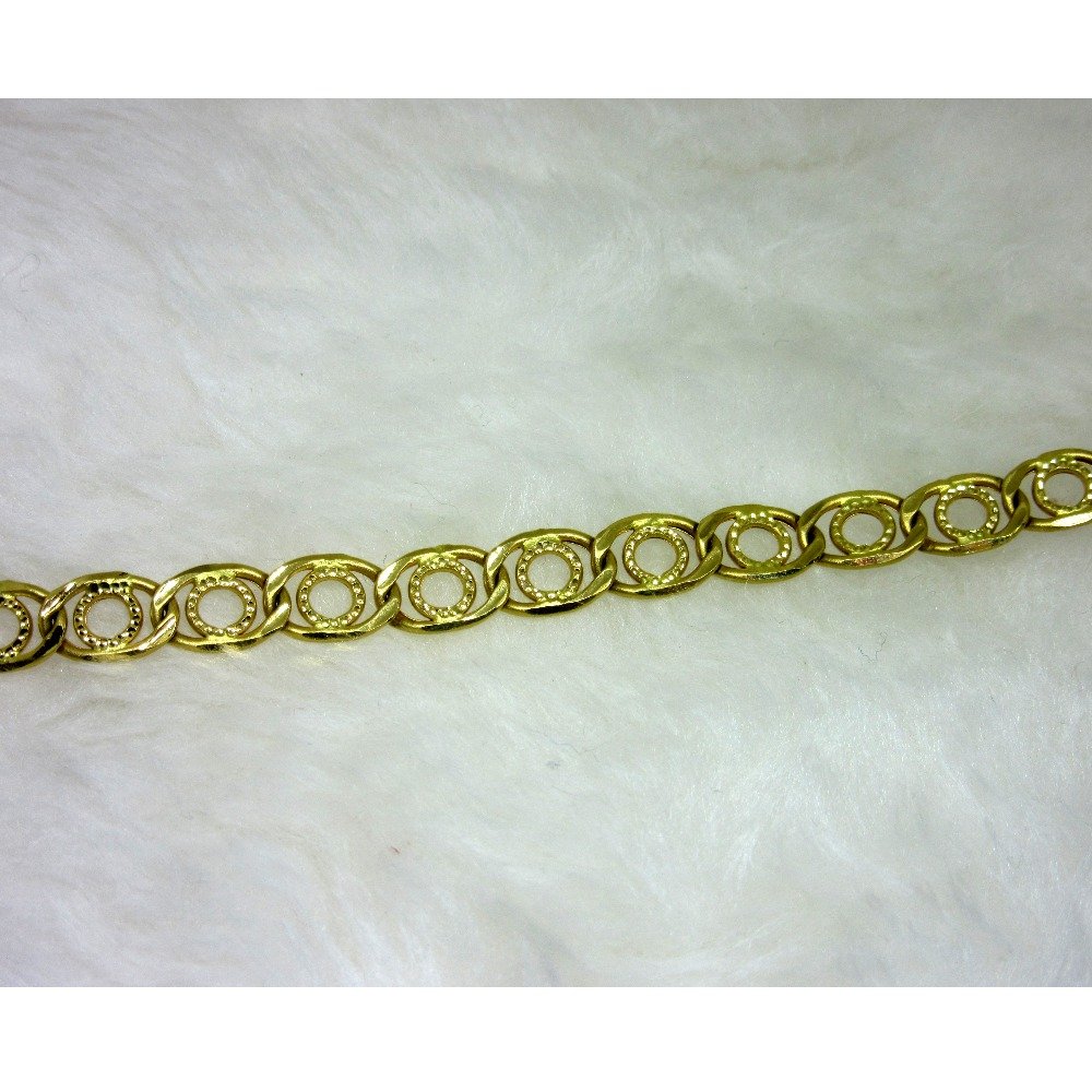 Gold Light Weight Gents Bracelet