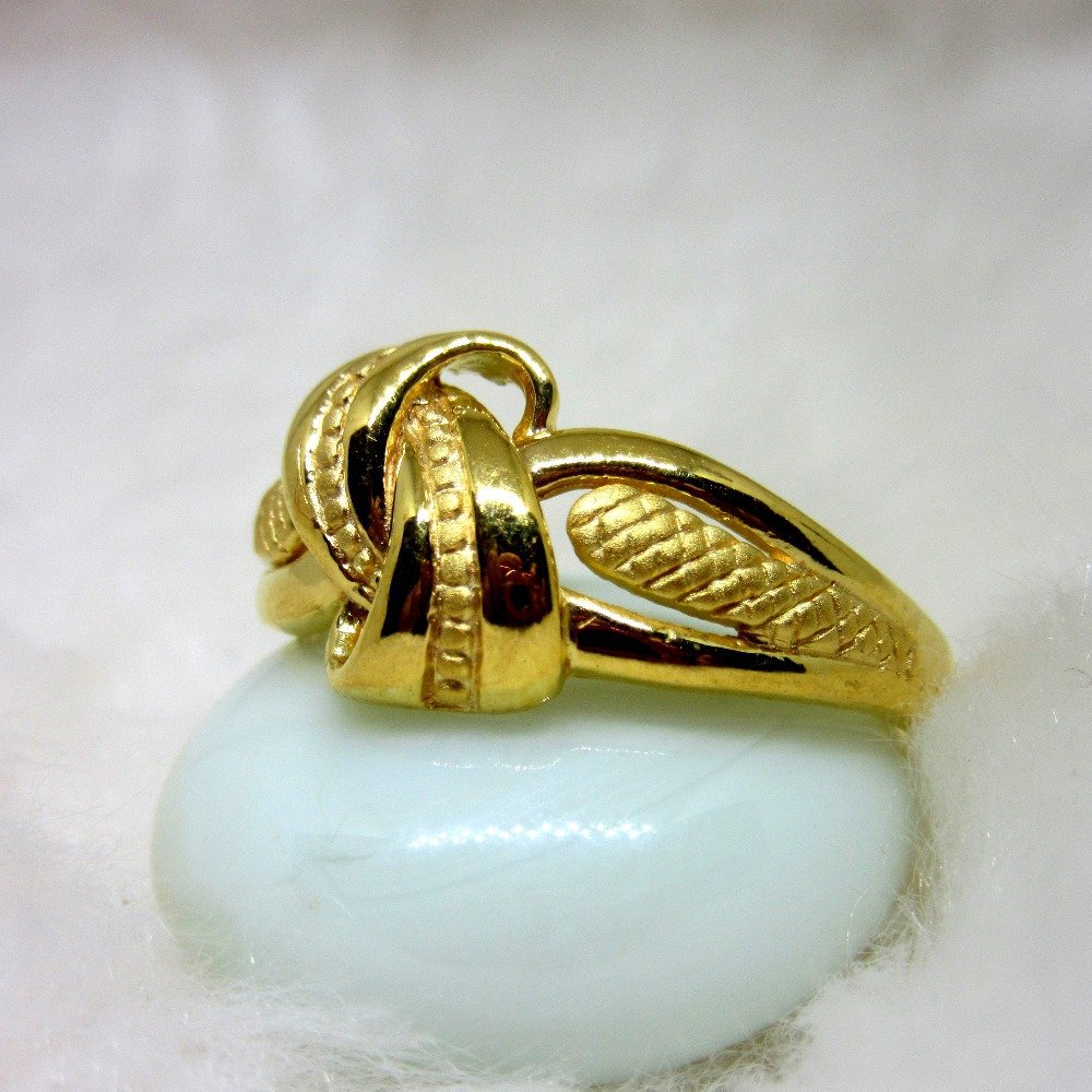 Gold unique ring