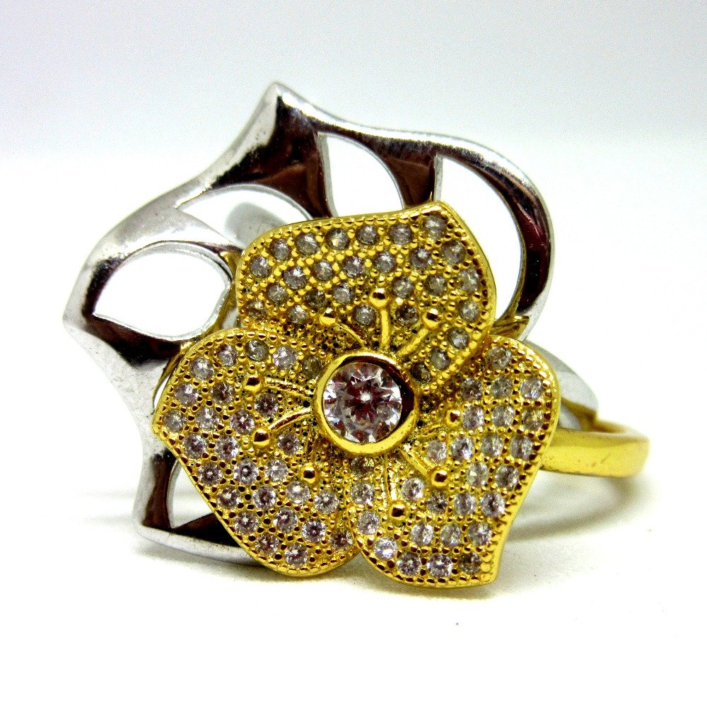 2 in 1 amazing flower designer silver 925 ring