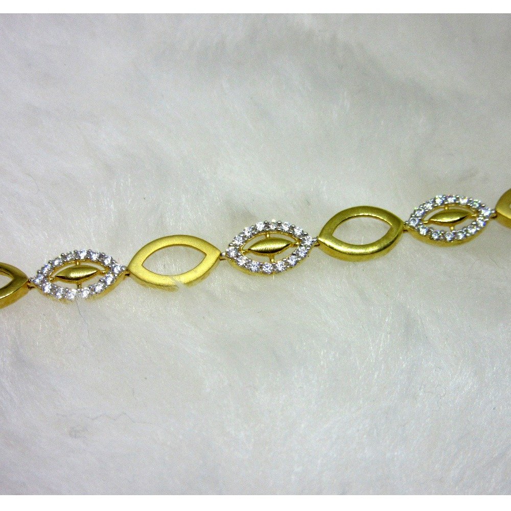 Gold Casting Small Diamond Ledies Bracelet